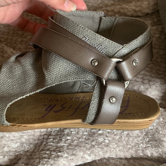 Blowfish Malibu wedge sandals - size 7.5 - Picture 12 of 15